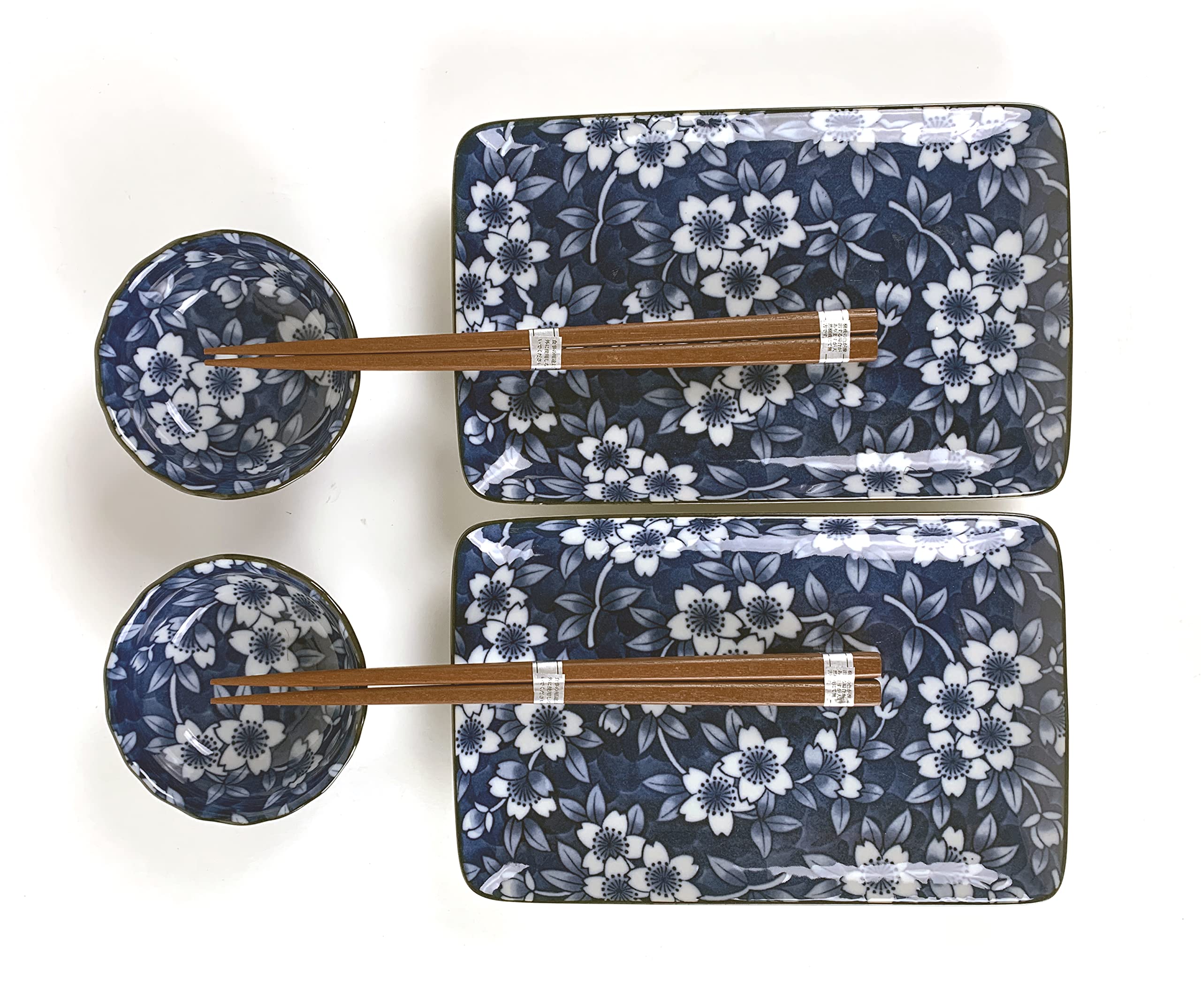 Amazon.com | JapanBargain 4687, Japanese Sushi Set Porcelain Sushi